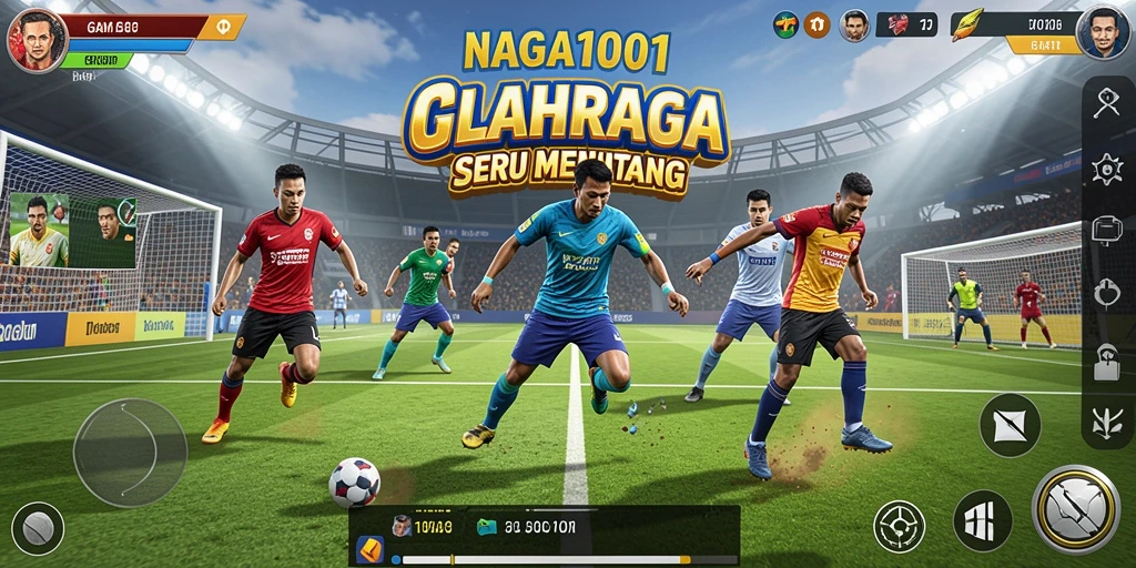 Screenshot NAGA1001 menampilkan aksi gameplay seru dalam olahraga.