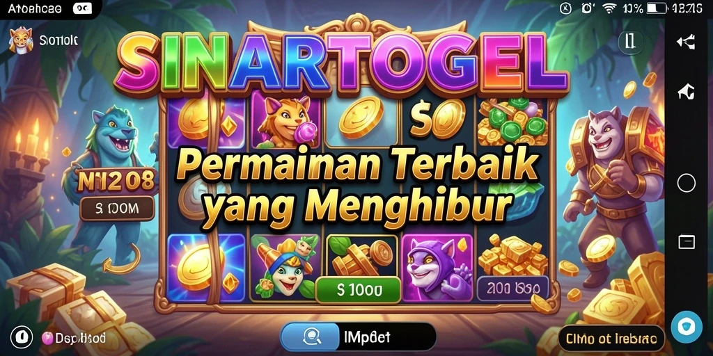 Tampilan permainan Slot yang memukau di SINARTOGEL.