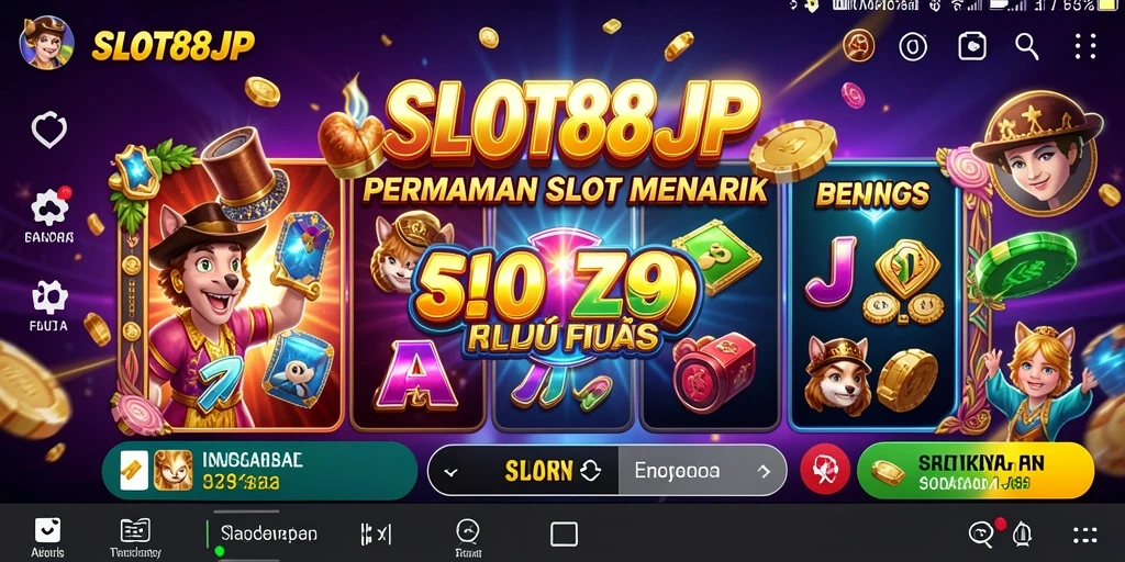 Tampilan gameplay Slot dengan fitur menarik di SLOT88JP.