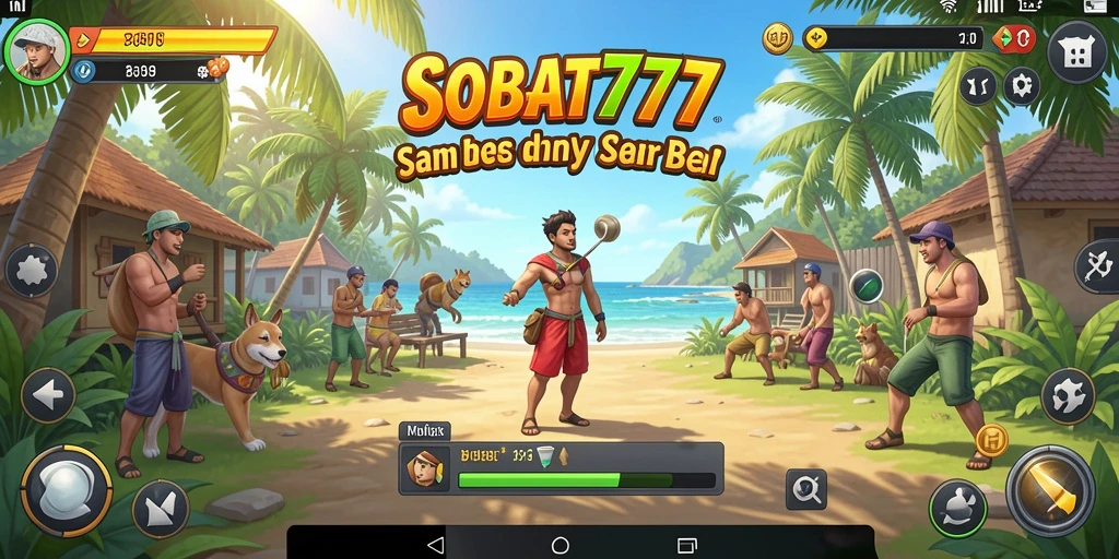Screenshot utama SOBAT777 menampilkan gameplay yang seru dan interaktif.