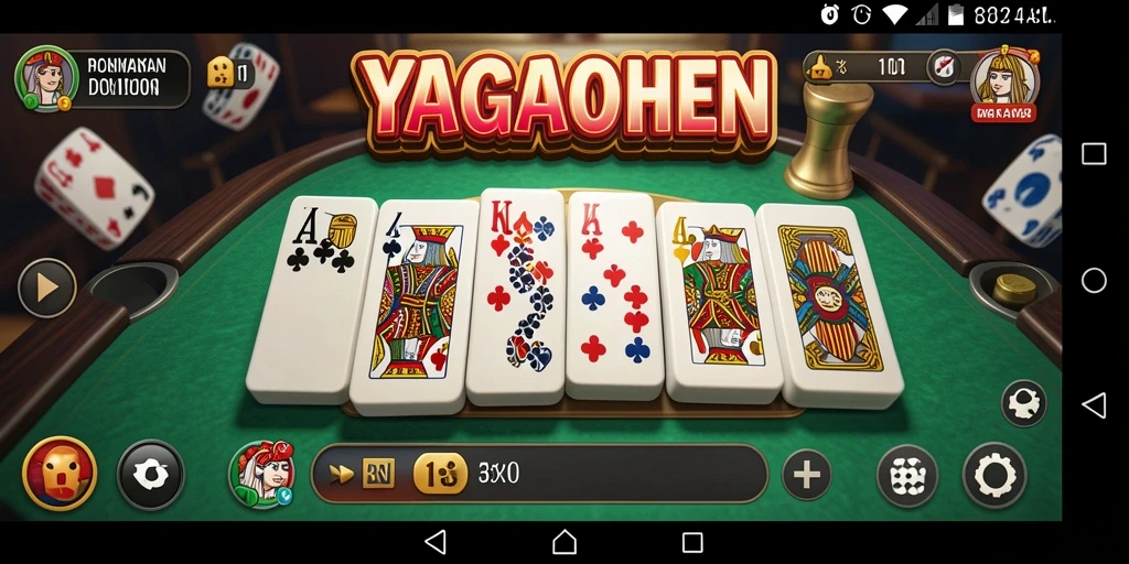 Tampilan gameplay YAGAOHEN yang penuh warna dan interaktif.